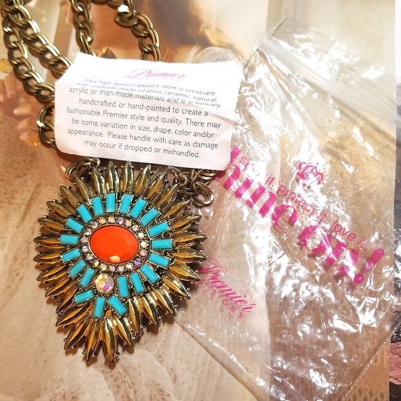 REVERSIBLE New Premier Designs TWO Statement Necklaces in ONE! - Picture 2 of 8